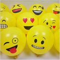 One Year Old Children's Birthday Party Is Decorated with Lovely Smiling Face Printing Large Eye Latex Balloon