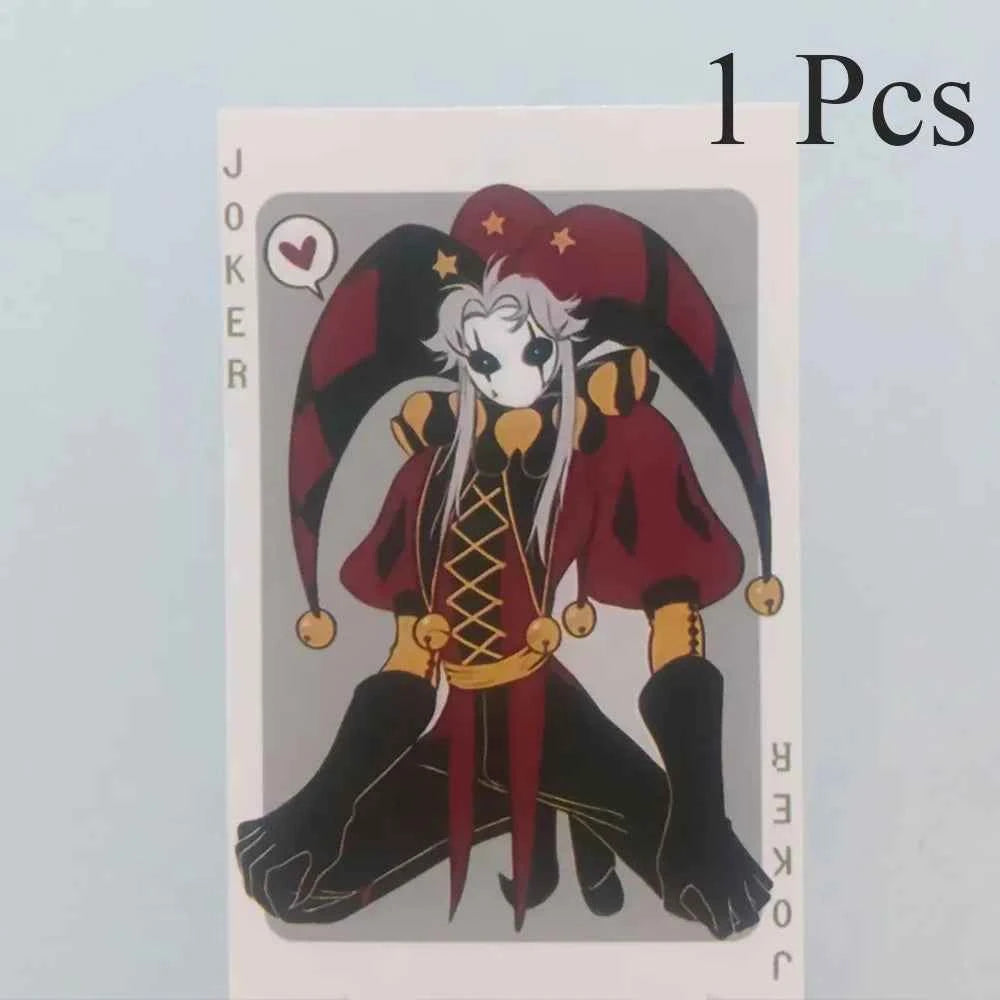 Game The Freak Circus Pierrot Cosplay Cards Paper Joker Poker Card Playing Card Friends Party Collection Prop