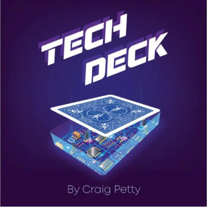 Tech Deck By Craig Petty Close Up Magic Tricks Illusions Poker Card Magic Props Magician Professional High Tech Magic Device - Big Tim's Magic Emporium