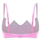 V-Notch Underwired Open Chest Bra Top