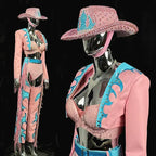 The Stardust Rhinestone Rodeo – Pink Western Performance Suit