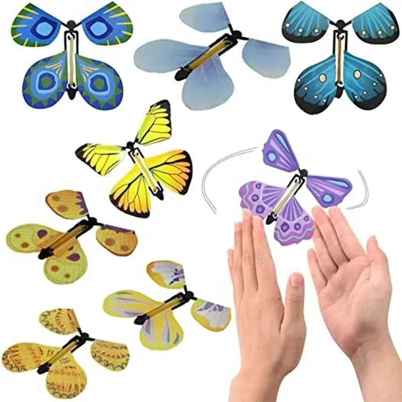 Magic Flying Butterfly Toy - 1PC Wind Up Fairy Flying Surprise Gift Party Favor - Big Tim's Magic Emporium