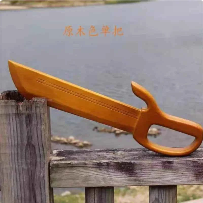 Chinese Wing Chun Wooden Sword Butterfly Double Sword Props Performance Stage Props Wooden Wing Chun Blades Wood