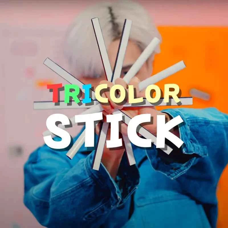 Tricolor Stick Magic Tricks Multiplying Wands One to Three Sticks Magia Funny Close Up Street Illusions Gimmicks Mentalism Props