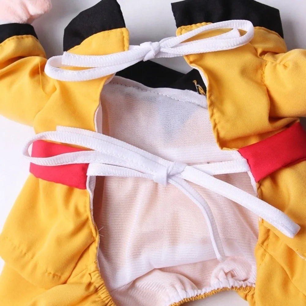 Funny Pet Taekwondo Costume Comfortable Breathable Cat Cosplay Costume Uniform Style Pet Transformational Outfit Cosplay Event