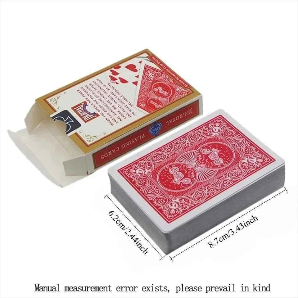 Newest Jdlroyal Poker Red/Blue Regular Playing Cards Standard Sealed Decks Magic Tricks Poker Playing Cards Magice Tricks GYH