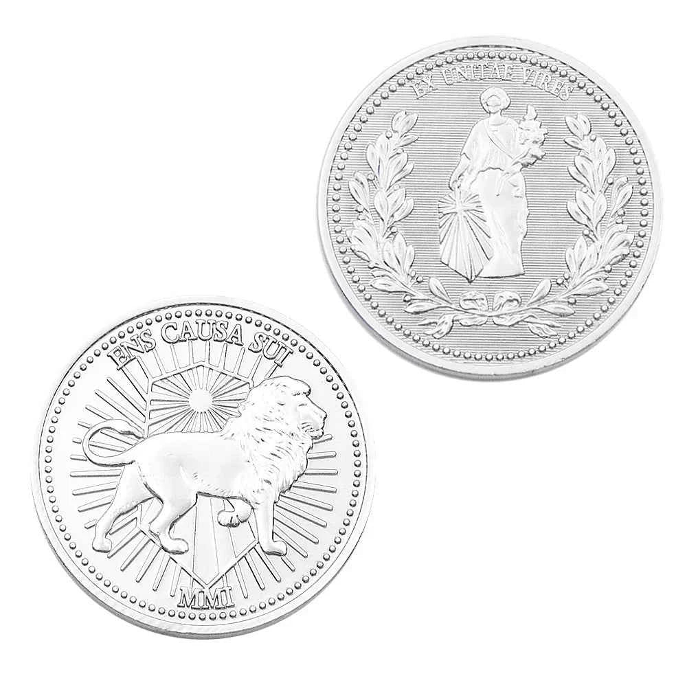 Movie John Wick Can Open Coin Big Size Badge Sofia Blood Oath Marker Keanu Reeves Continental Hotel Adjudicator Cosplay Jewelry