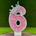 Cake Party Decoration DIY Birthday, Crown Creative Digital Birthday Candles