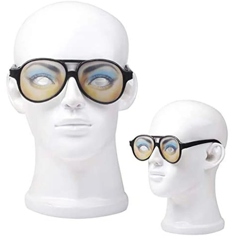 Novelty Halloween Joke Toy Prank Toy Mischief Decoration Eyes Frames Glasses Toy Funny Joke Glasses Fake Glasses Funny Glasses - Big Tim's Magic Emporium