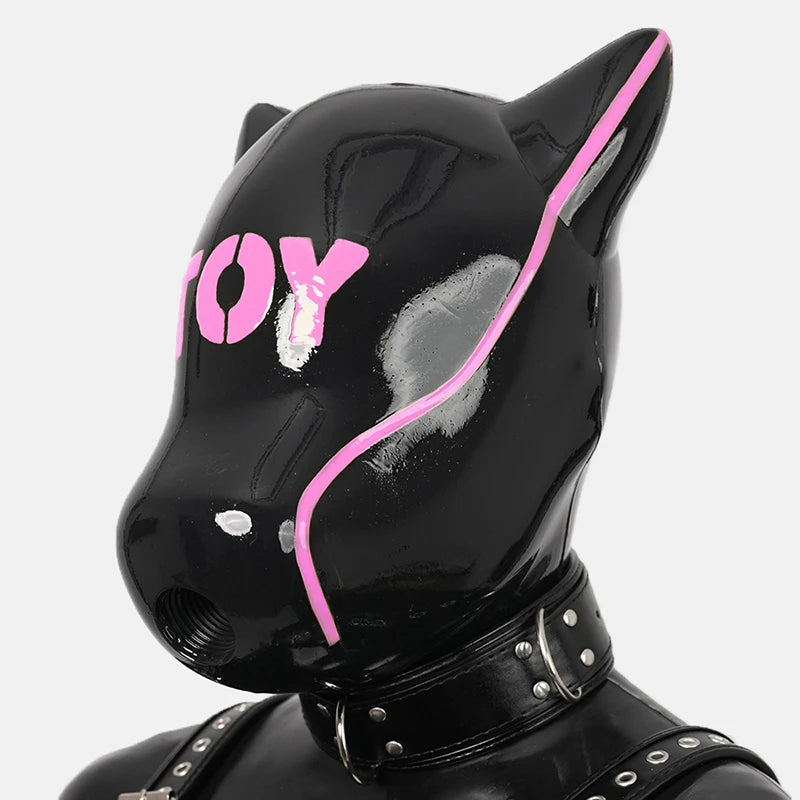 Furrjoi IDO Silicone Dog Mask with Patterned Cospaly Costumes Hood Multiple Colors Halloween Face Toys Realistic Equipment - Big Tim's Magic Emporium