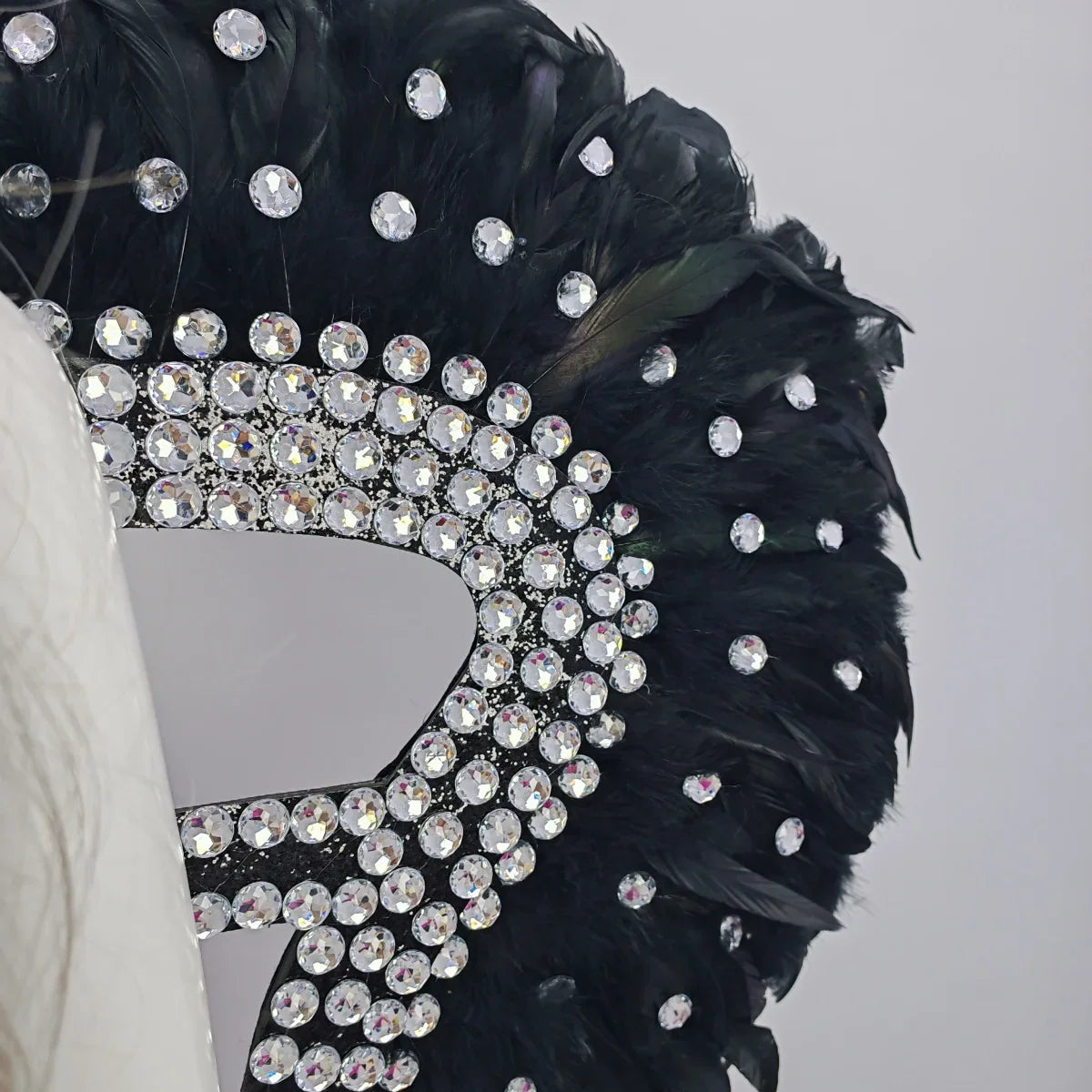 Artisanal Feather Angel Wings Statement Backpiece Runway & Carnival Costume Prop