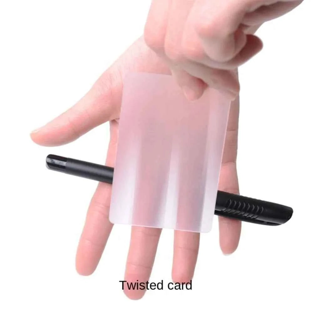 Creative Tricky Lubor's Lens Card Gimmick Lubors Magic Card Close Up Magician Toy Street Magic Tricks Kids