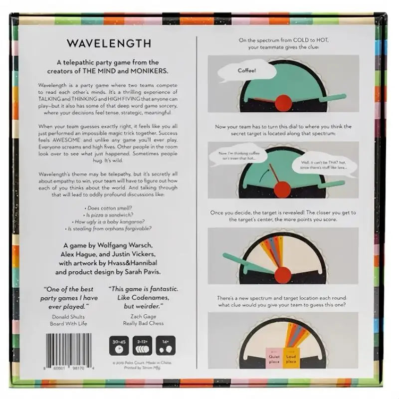 English Telepathic Party Board Game; Strategize and Enjoy with Family, 2-12 Players - Big Tim's Magic Emporium