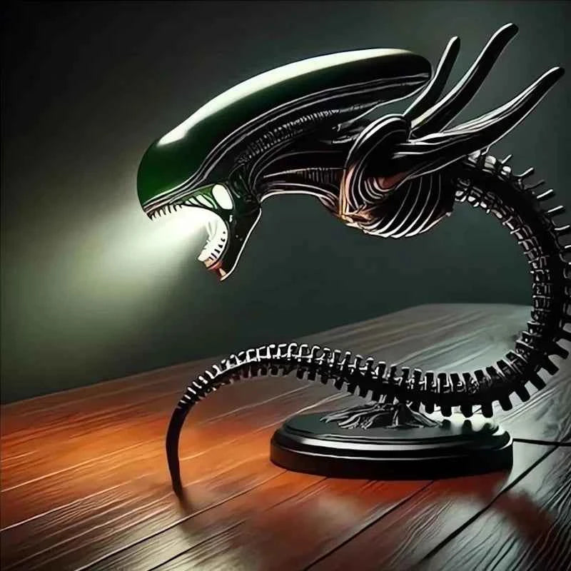 Unique Alien Creature Lamp Stand, Bedroom Home Decorative Lamps, Resin Decoration Items And Ornaments, Two Styles Optional,1pc