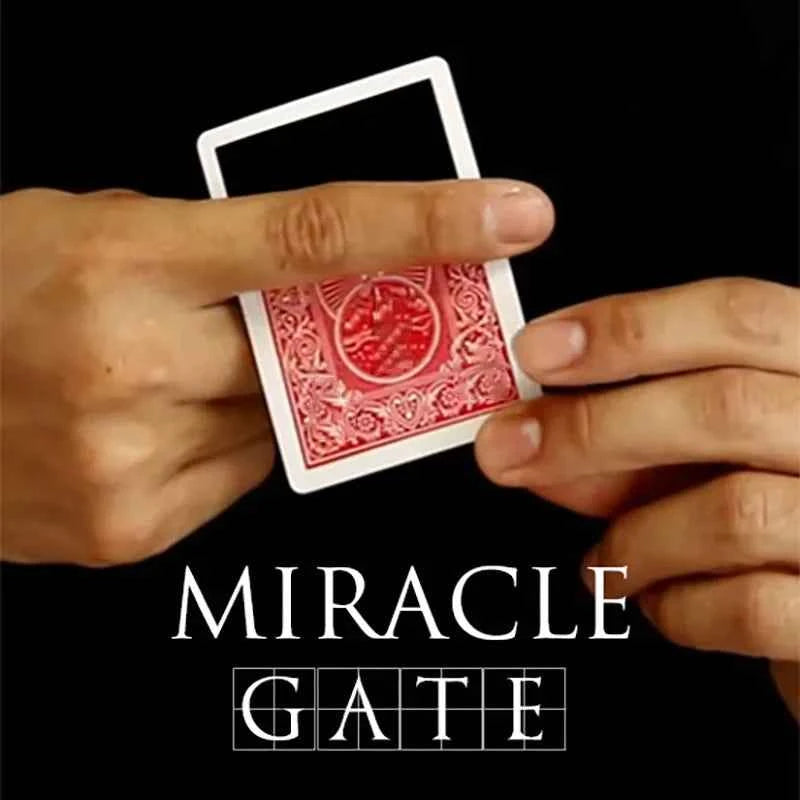 Miracle Gate Magic Tricks Border To Complete Visual Card Change Magia Magician Close Up Street Illusions Gimmicks Mentalism Prop