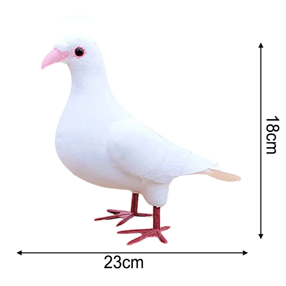 Realistic Foam Pigeon – Handcrafted Stage Magic & Decor Prop - Big Tim's Magic Emporium