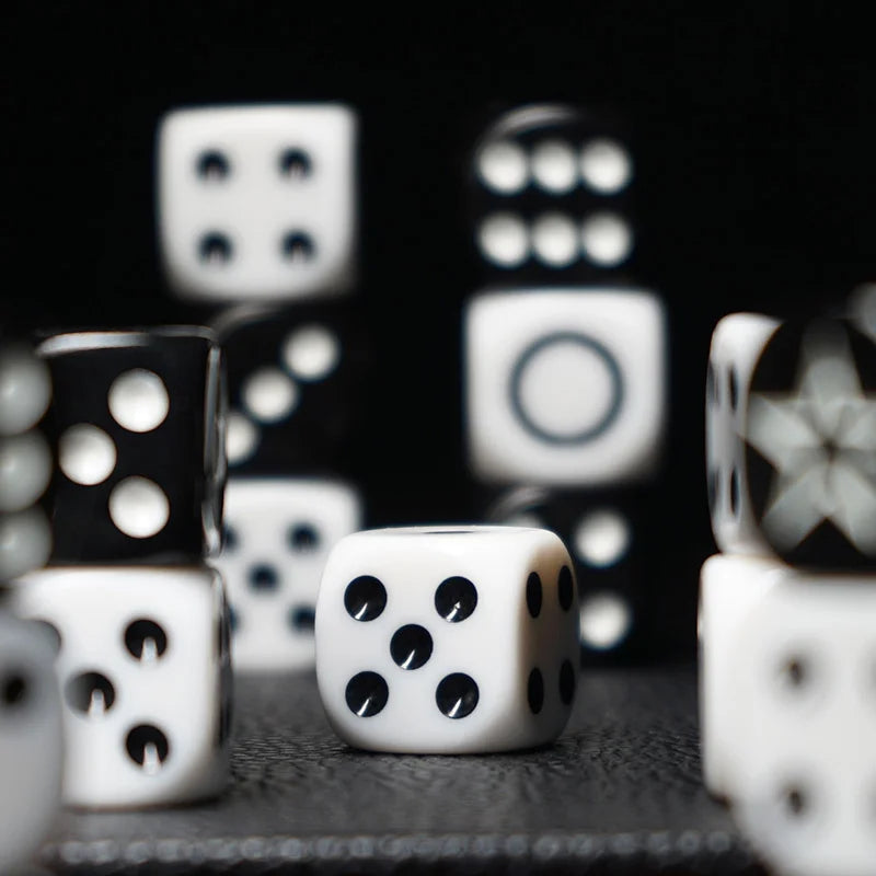 Forcing Dice Set (White ,No Instructions) Magic Tricks Close Up Parlor Illusions Gimmicks Mentalism Props Force a Number Magia - Big Tim's Magic Emporium
