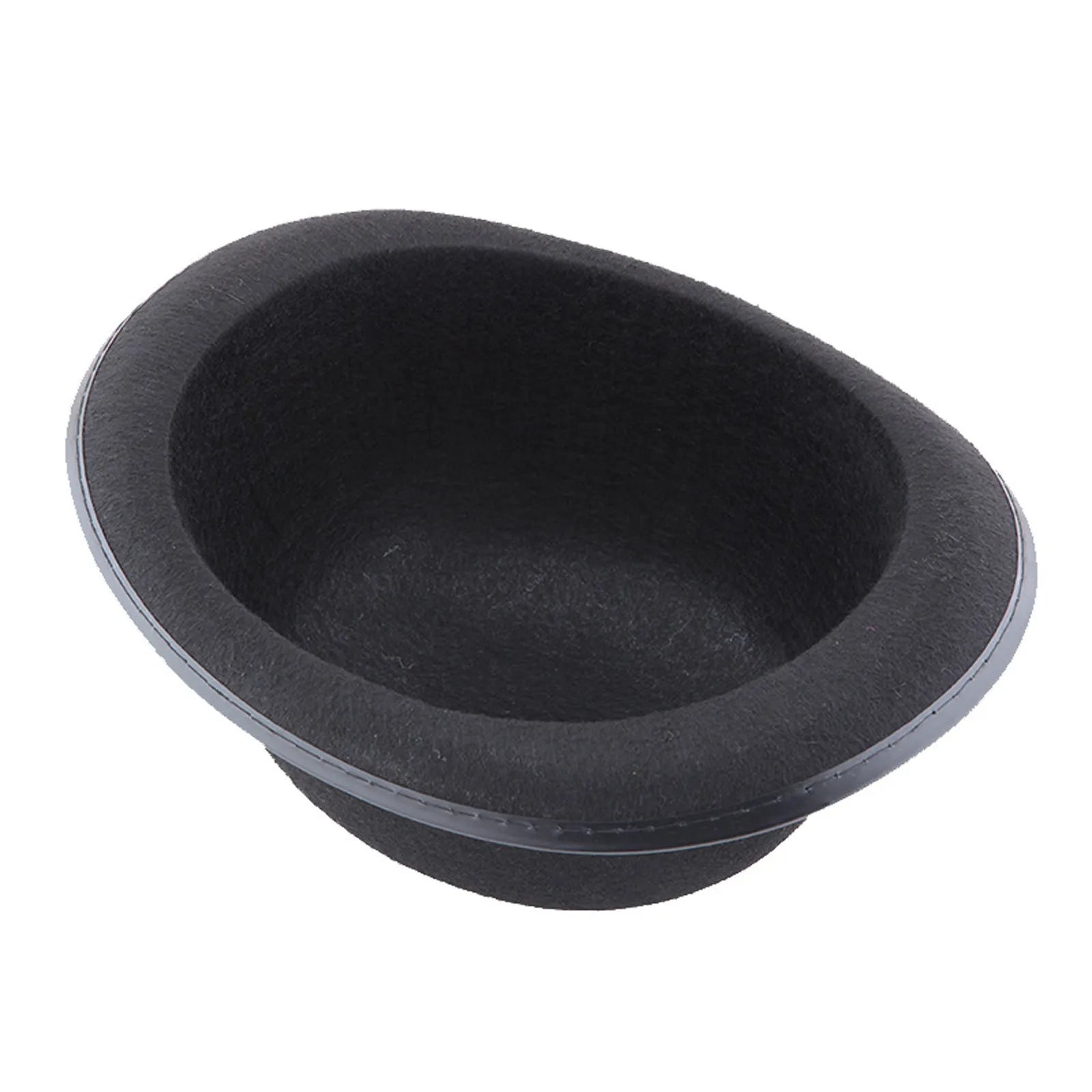 Pure Black Halloween Magic Hat With Hat Holder Cotton Bowler Hat Men'S Satin Hat Gentleman Clothing Gift For Men