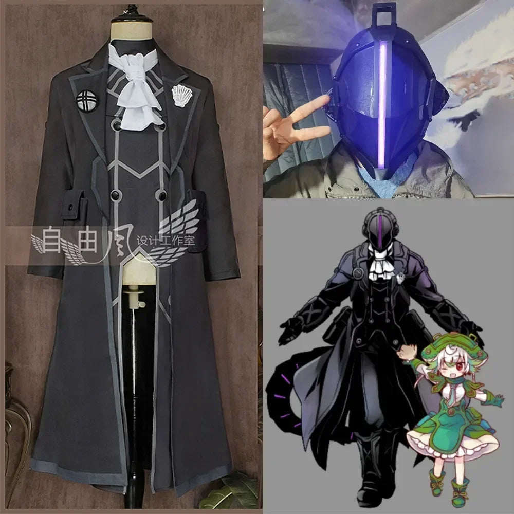 Game Anime Made Cos Abyss Bondrewd Gauntlet Cosplay Costumes Bondrewd Cospaly Tails Helmet Light Mask Halloween Adult Men Women - Big Tim's Magic Emporium