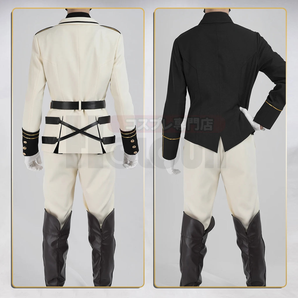 HOLOUN Seraph Of The End Anime Mikaela Hyakuya Cosplay Costume Cloak Jacket Pants Shirt Halloween Christmas Convention - Big Tim's Magic Emporium
