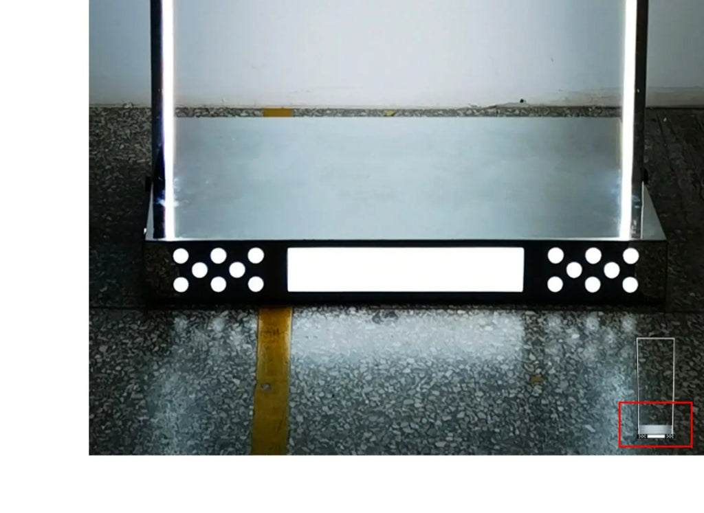 Luminous stainless steel door frame stage mobile stage props