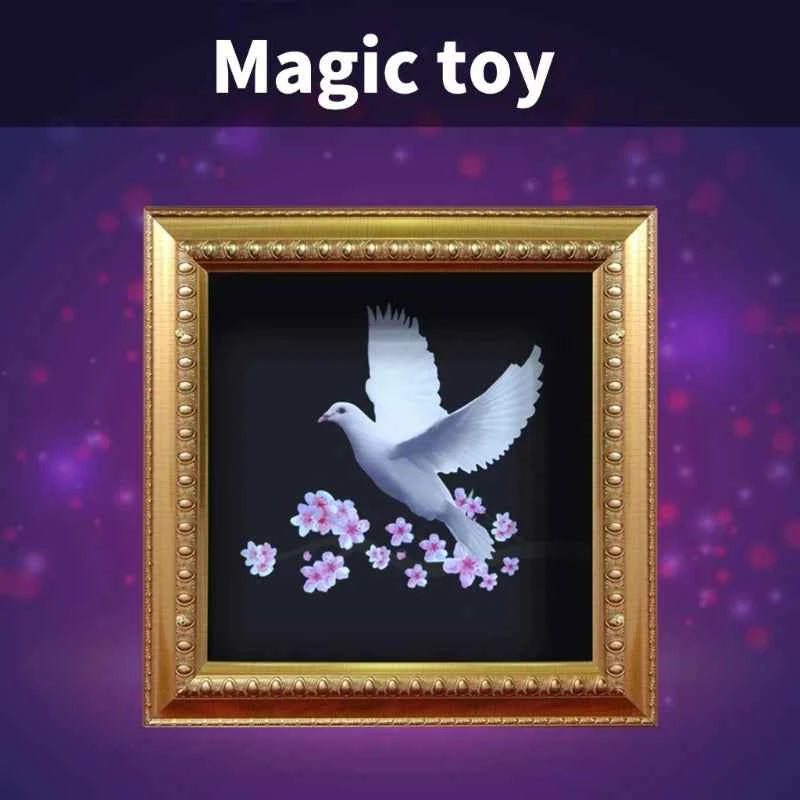 Magician Props Picture Frame Make Doves Appearing Closeup Magics Trick Props Magic Toy - Big Tim's Magic Emporium