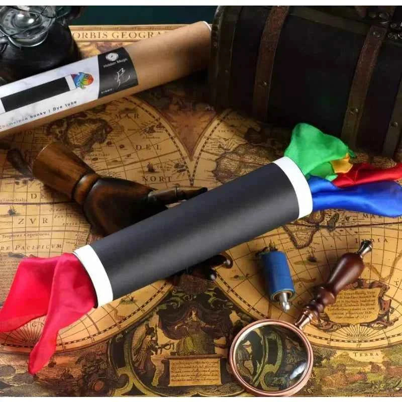 Chameleon Hanky Dye Tube – Silk Color Change Magic Prop by Murphy’s Magic - Big Tim's Magic Emporium