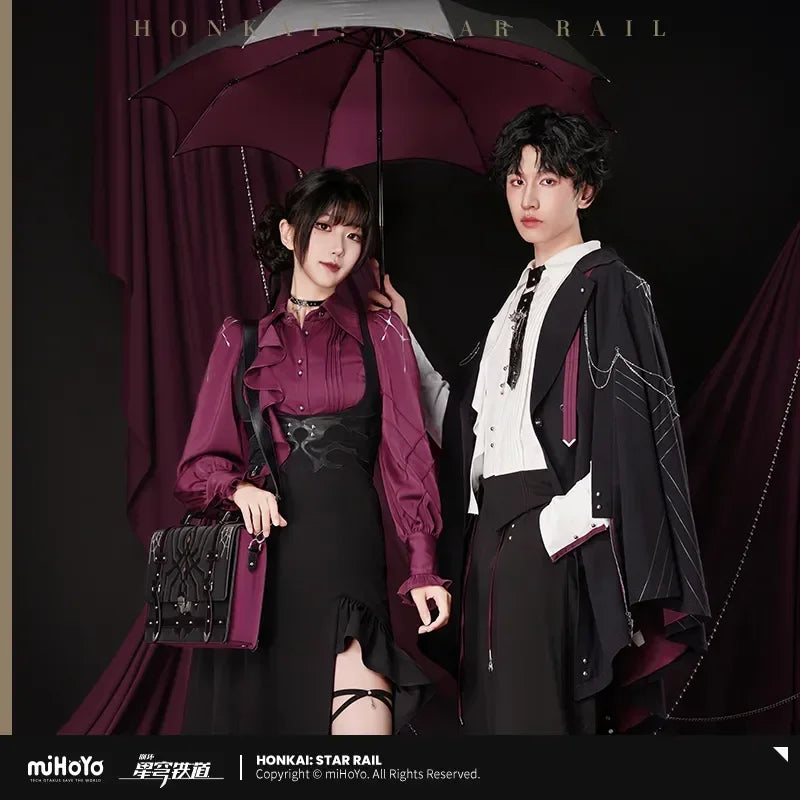 Kafka Game Honkai: Star Rail Jackets Official MiHoYo Theme Cosplay Costume Cloak Trench Unisex Hallowmas Fans Gifts - Big Tim's Magic Emporium