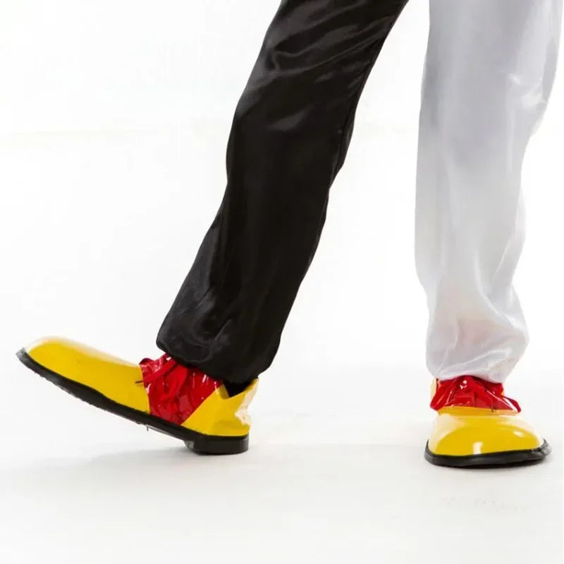 Adult Women Man Leather Clown Shoes Cosplay Props Party Costume Carnival Birthday Gift Masquerade Halloween Easter - Big Tim's Magic Emporium