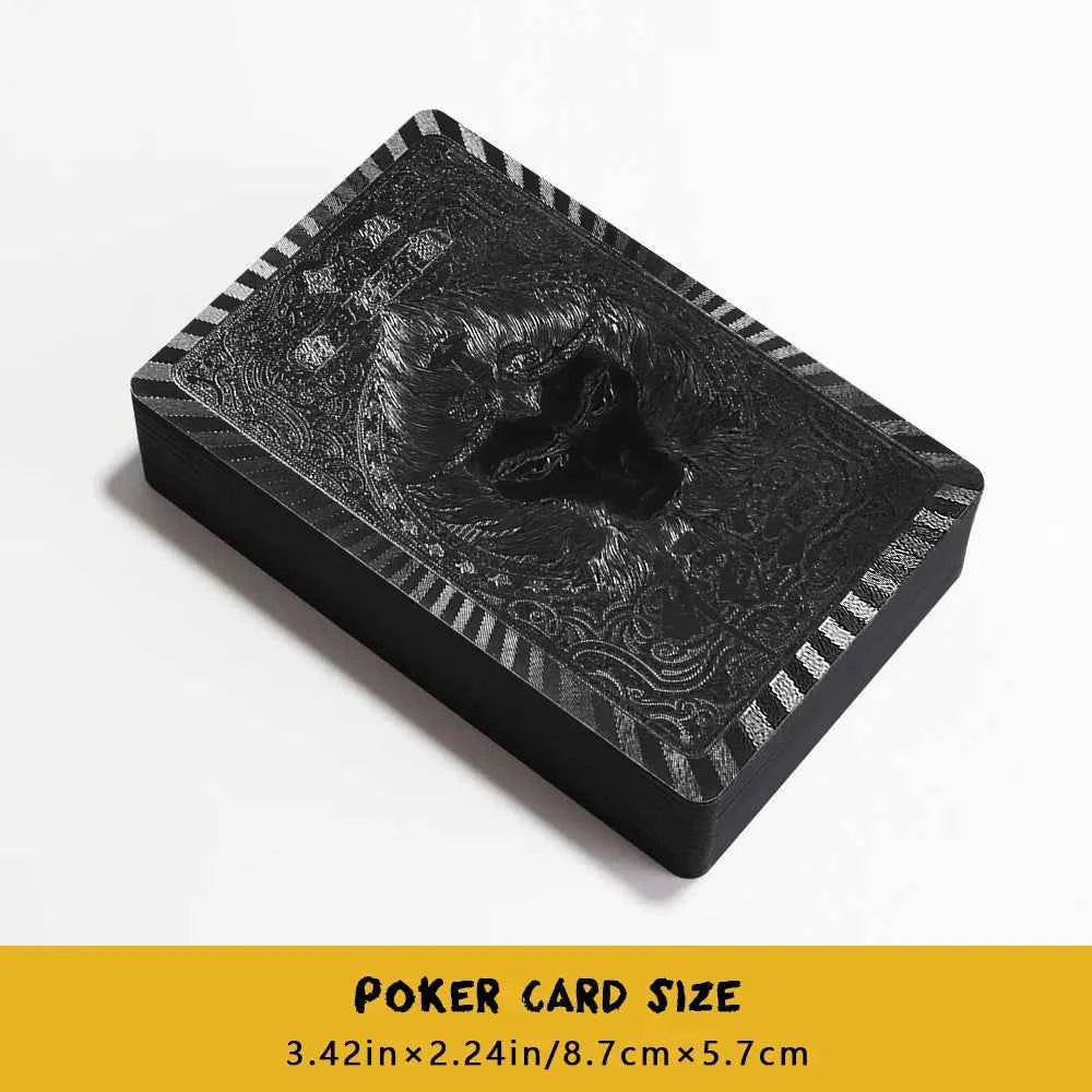WUKONG Playing Cards Plastic Poker Deck Game Magic Pokers Waterproof Card Gift Collection Board Game