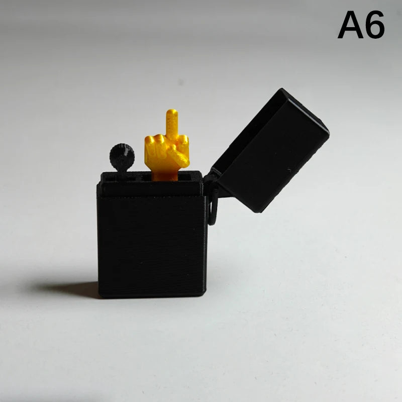 Funny Middle Finger Birthday Gift Gift Desktop Decoration 3D Printed Surprise Gift Box Middle Finger Insert Box Craft Ornament - Big Tim's Magic Emporium