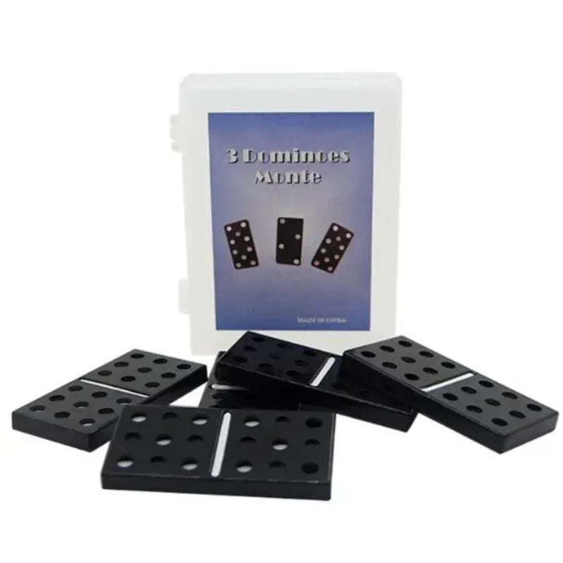 3 DOMINOES MONTE Close Up Magic, Magic Tricks props Illusions TV Show Professional Magic Product Amazing Effect Gimmicks - Big Tim's Magic Emporium