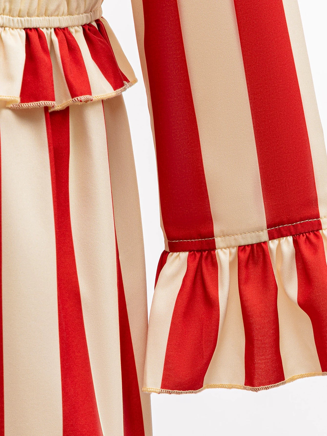 Kids Carnival Outfits Circus Clown Cosplay Costumes Boys Red Stripe Jumpsuits Birthday Dress Up Stage Magic Perform Clothing - Big Tim's Magic Emporium