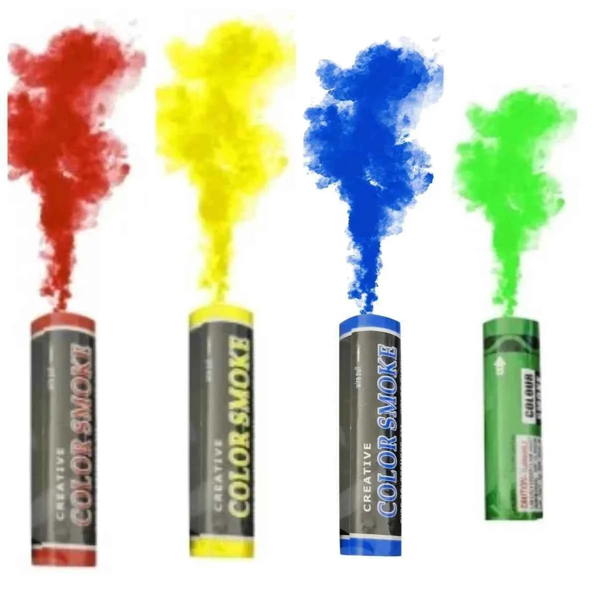 Multiple Pieces Colorful Handheld Smokes Stage Atmosphere Prop Studio Wedding Celebrations Party Supplies Decorations 8 Colors