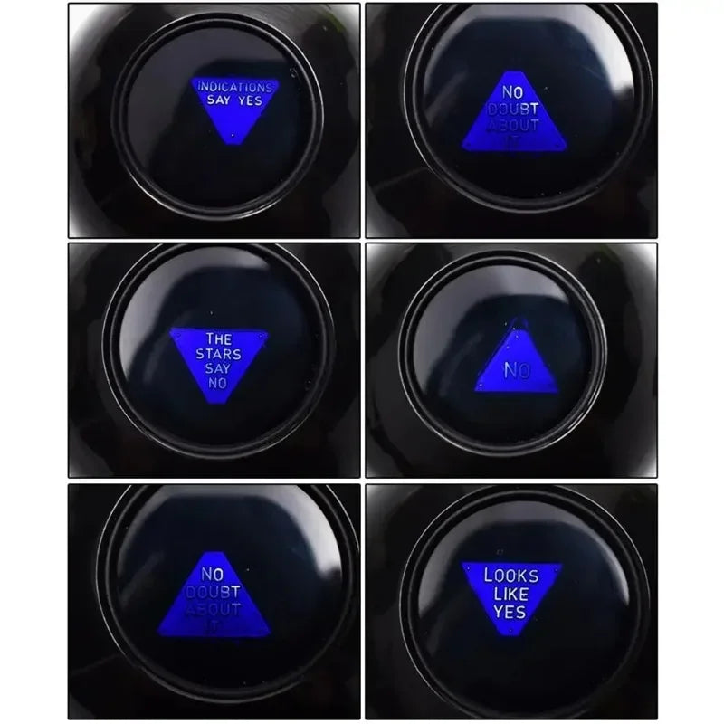 8 Props Ball 10CM Black Magic Ball Black 8 Magic Props New Strange Gift Toys For Children Adults Party Game magic tricks - Big Tim's Magic Emporium