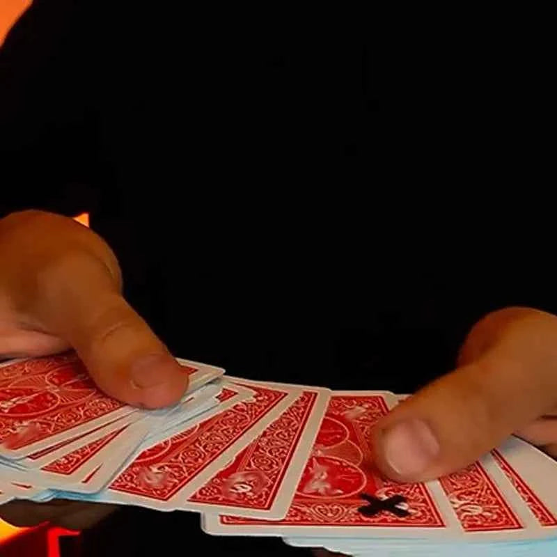 Xteleport X Mark Move and Disappear Magic Tricks Appear and Disappear Gimmick Illusions Card Magic Props Close up Street Magic