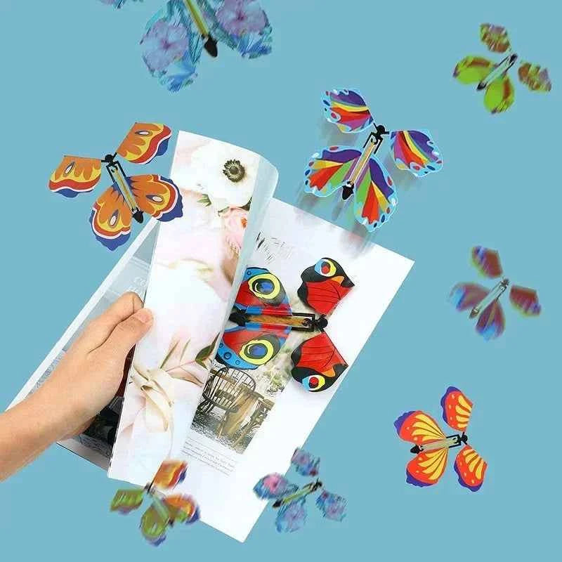 Magic Flying Butterfly Toy - 1PC Wind Up Fairy Flying Surprise Gift Party Favor - Big Tim's Magic Emporium