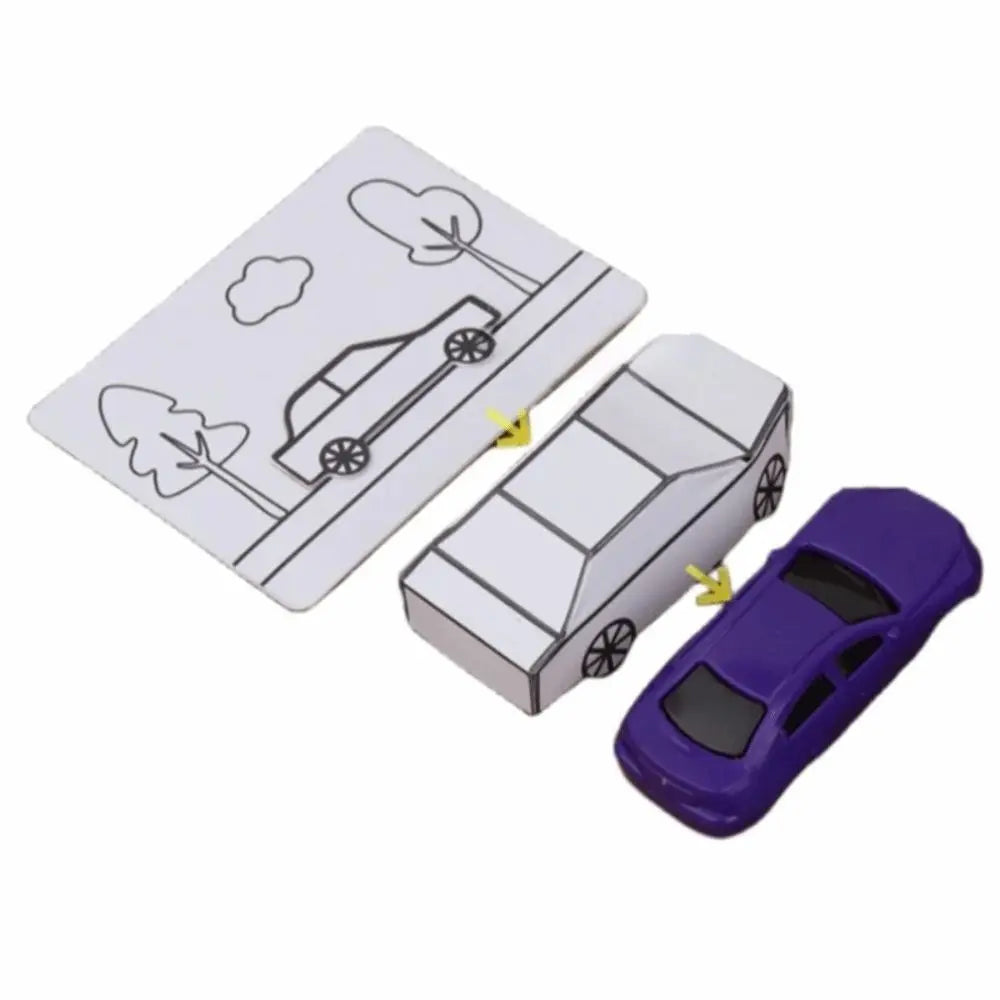 Magic Tricks Appearing Car by Hyde Ren Gimmicks Magic Show Painting Car Magic Toy Interactive Mentalism Magic Card to Paper Car - Big Tim's Magic Emporium