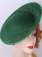 30cm Round Sinamay Fascinator Base DIY Millinery Headpiece Hat Making Blank
