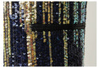 Men's Luxury Gradient Sequin Blazer Shawl Lapel Formal Stage Tuxedo Jacket