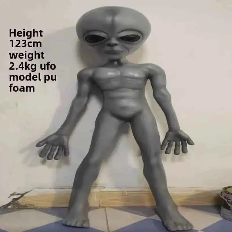 Realistic Alien Model Event Display Supplies 1/1.2 Meters High Movie Shooting Props Living Room Decoration Household Goods