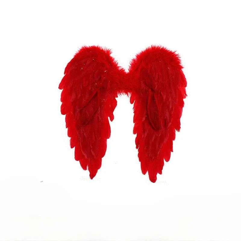 Stage performance decoration props angel feather wings Halloween festive atmosphere party costume cosplay props adults children