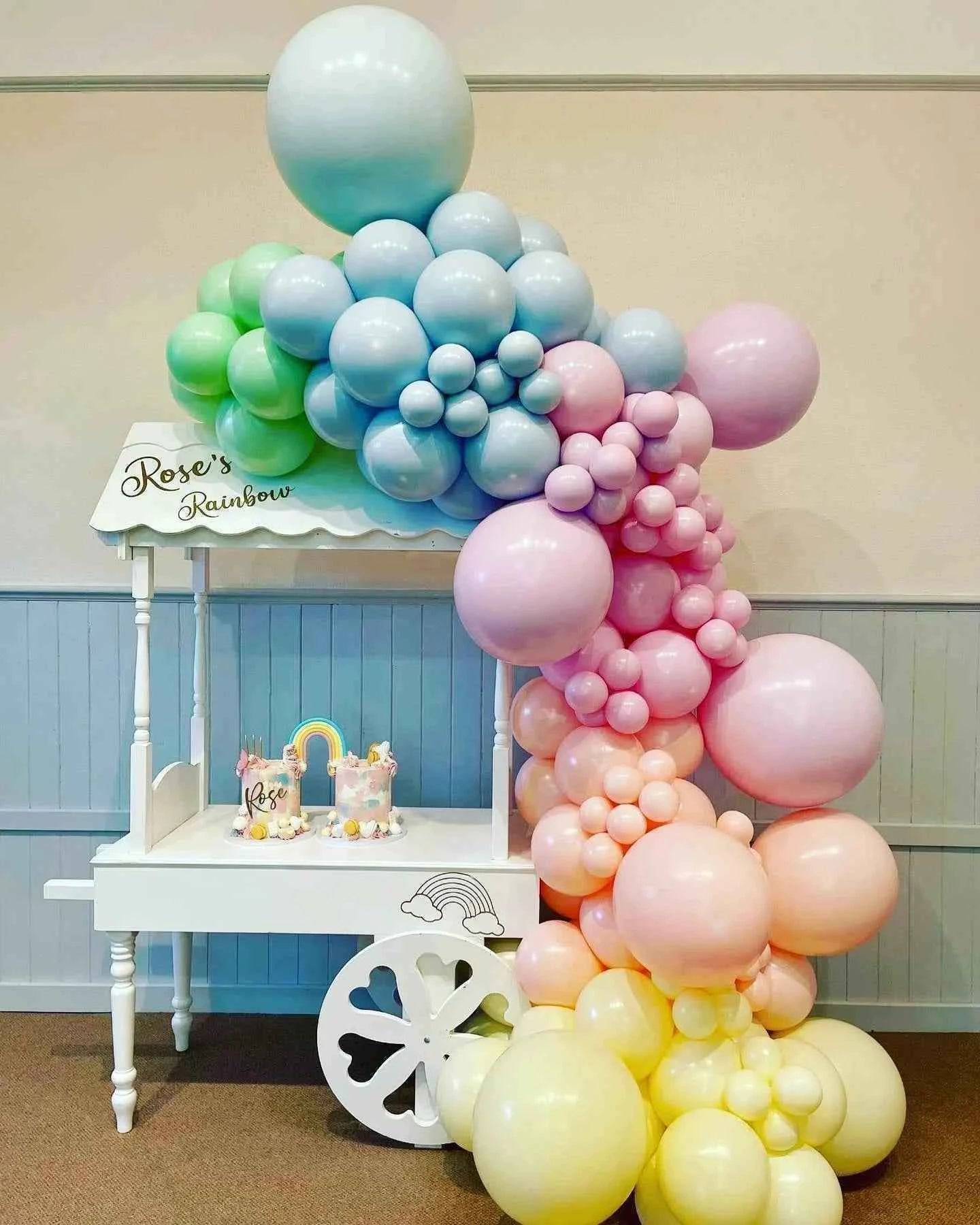 Wedding supplies mobile flower display sweet candy cart wedding party decoration event white dessert candy bar cart for parties