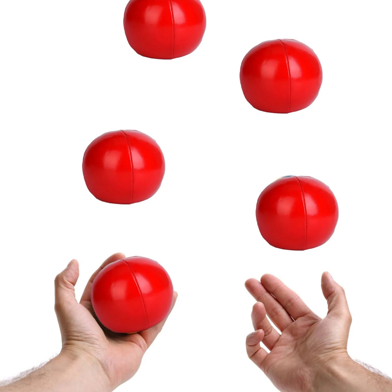 Juggling Ball for Beginner&Professionals PU Juggling Balls Clown Juggle Ball Set for Beginner&Professionals