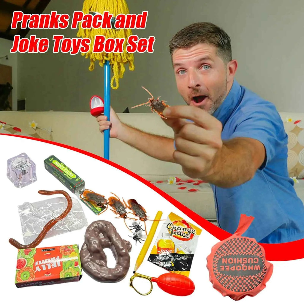 Funny Prank Kit Gag Gifts For Kids April Fools Joke Tricks Novelty Toys Practical Jokes Stuff Party Favors Pranks Accessories