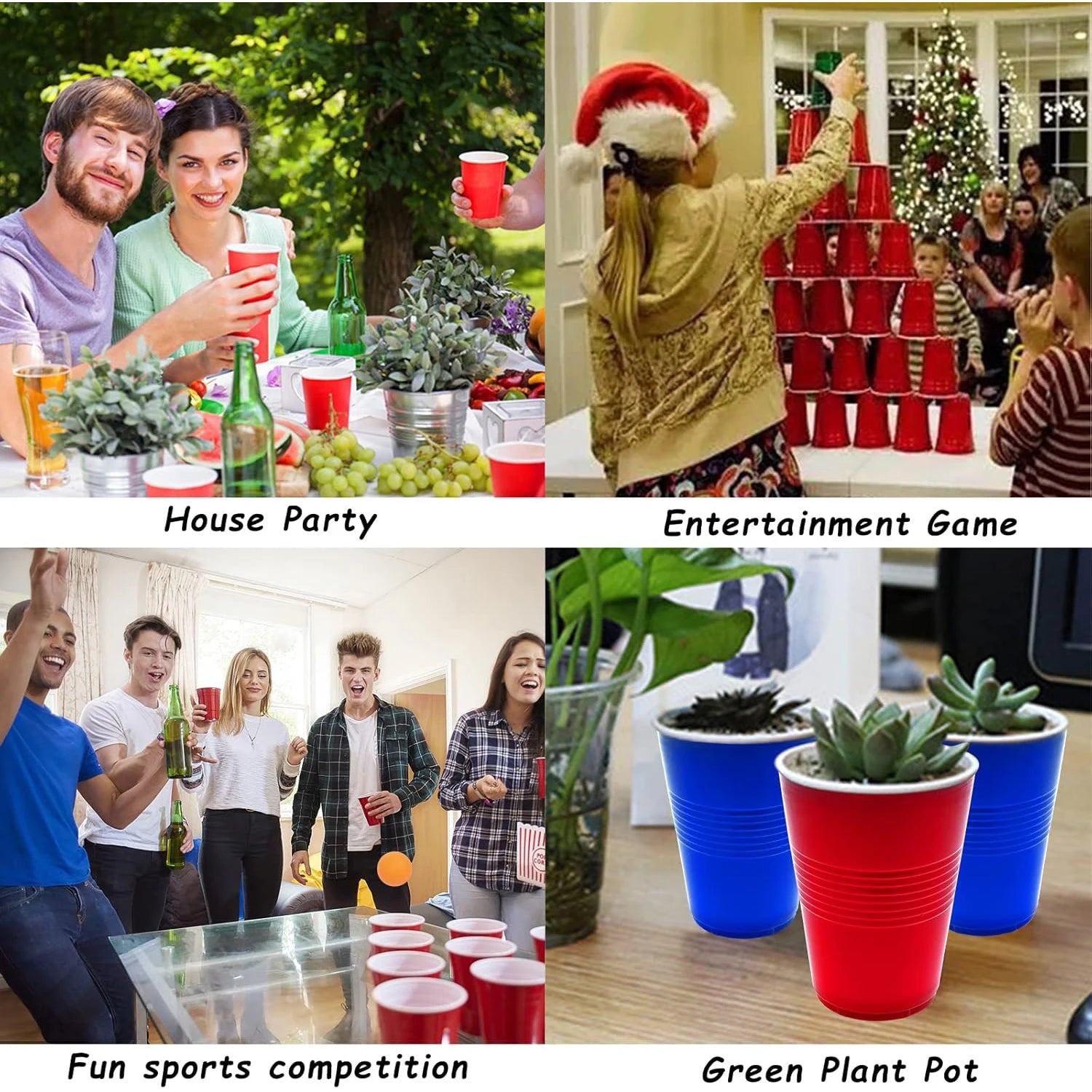Beer Ping Pong Party Cup, Two Color Cup Adult Party Game, Desktop Interactive Party Game - Big Tim's Magic Emporium