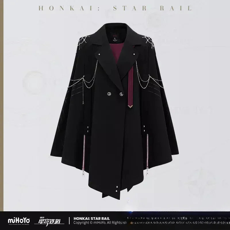 Kafka Game Honkai: Star Rail Jackets Official MiHoYo Theme Cosplay Costume Cloak Trench Unisex Hallowmas Fans Gifts - Big Tim's Magic Emporium