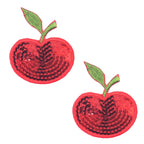 Sparkling Cherry & Fruit Sequined Nipple Pasties Set