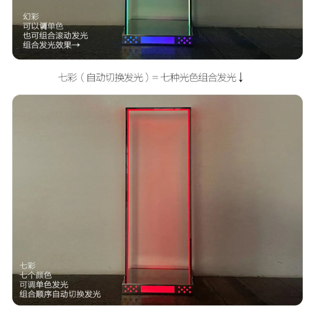 Luminous stainless steel door frame stage mobile stage props
