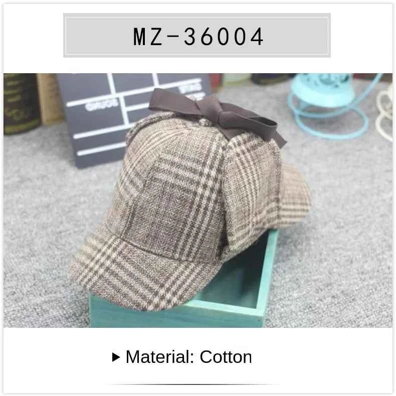 Holmes Pipe Props Halloween Stage Performance Props Detective Hat Deerstalker Detective Sherlock Magnifying Glass Equipment
